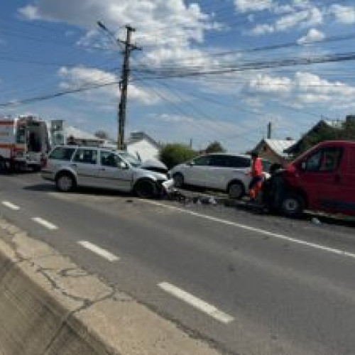 Accident rutier pe drumul Botoșani-Suceava