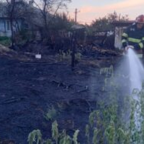 Incendiu devastator în localitatea Ionaseni