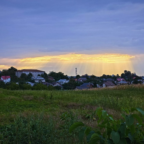 Imagine spectaculoasă pe cerul Botoșaniului