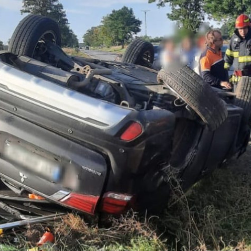 Accident rutier la Dorohoi: două persoane rănite