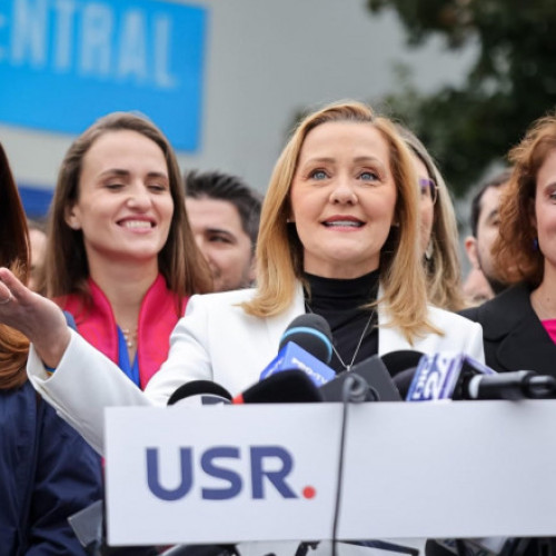 Elena Lasconi, președintele USR, și-a depus candidatura pentru alegerile prezidențiale