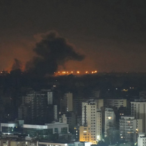 Explozii puternice în Beirut, după atacuri aeriene israeliene