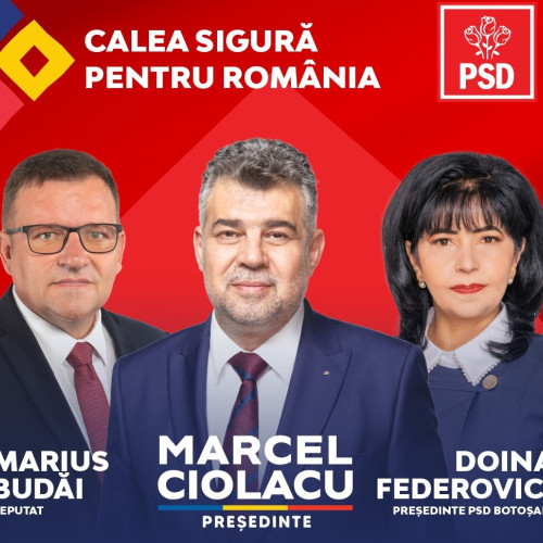 Peste 45.000 de botoșăneni susțin candidatura lui Marcel Ciolacu la președinția României