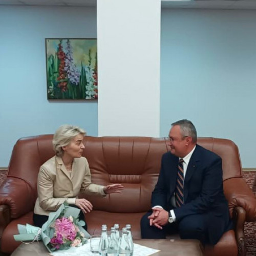 Nicolae Ciucă se întâlnește cu Ursula von der Leyen la Chișinău