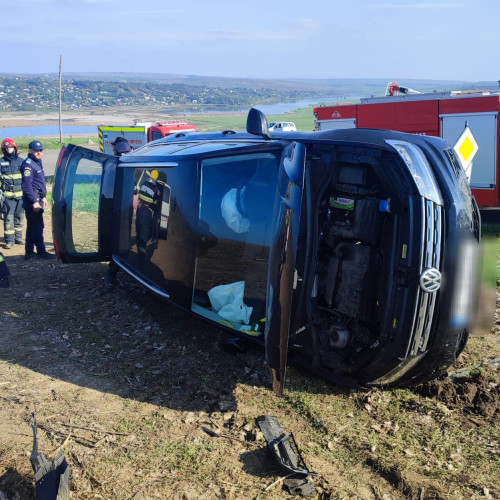 Accidente rutiere în județul Botoșani, fără victime grave