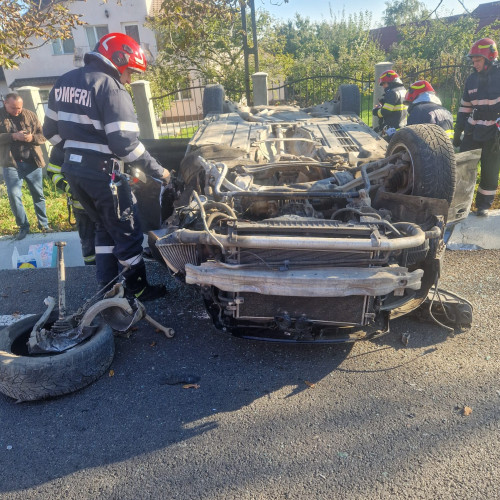 Accident rutier pe DN 28 B: patru persoane rănite