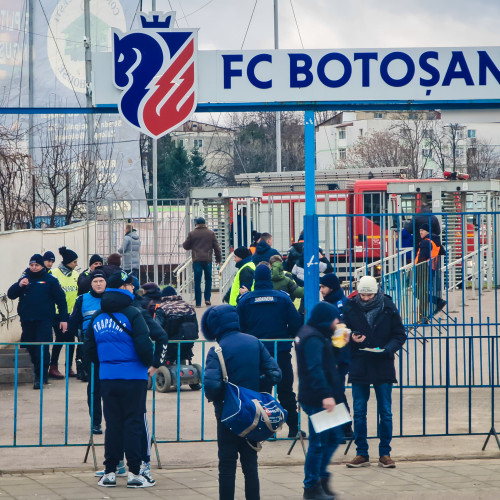 Meci de fotbal F.C. Botoșani - F.C. Universitatea Cluj, cu măsuri de siguranță sporite