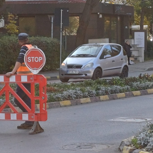 Blocaje de trafic pe strada Octav Onicescu din Botoșani