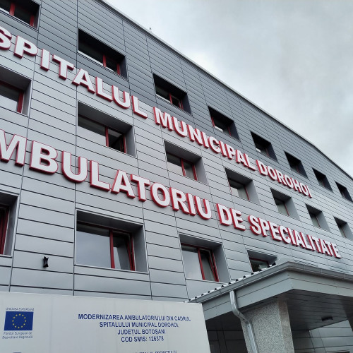 Spitalul municipal Dorohoi angajează medic rezident de anul VI în specialitatea chirurgie generală