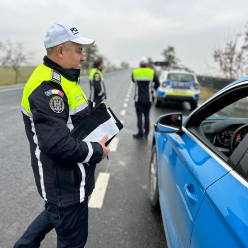 Acțiune de amploare a poliției pentru combaterea vitezei excesive în județ