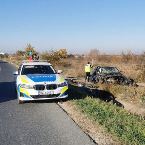 Tânăr din Botoșani, rănit grav într-un accident pe DN2 E85