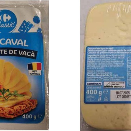 Alertă alimentară în toată țara: Carrefour retrage un tip de cașcaval