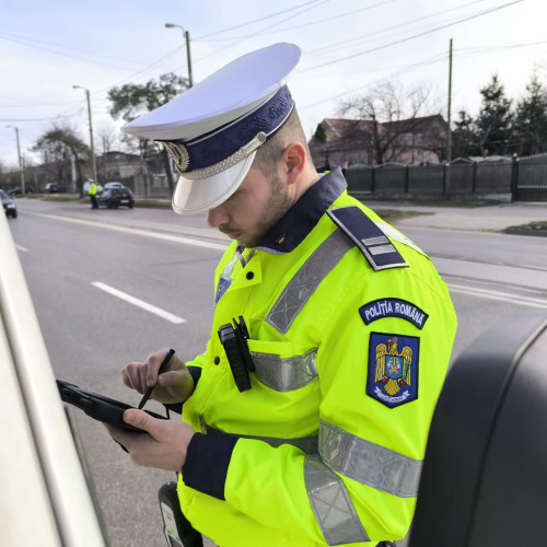 Sofer baut, oprit de politie in Darabani