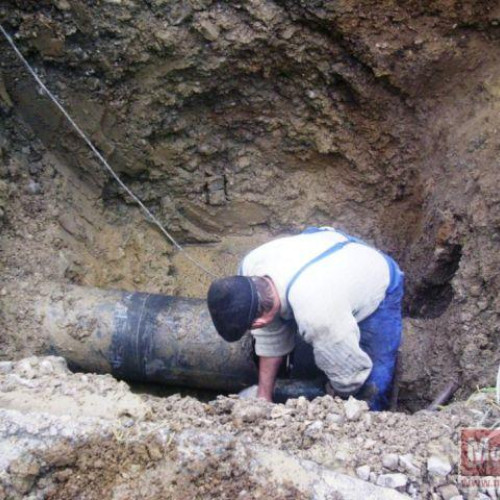 Avarie majoră pe conducta principală de apă din Botoșani