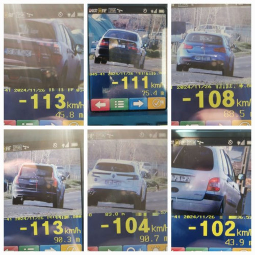 Zece șoferi rămân fără permise în urma unei acțiuni a poliției la Flămânzi