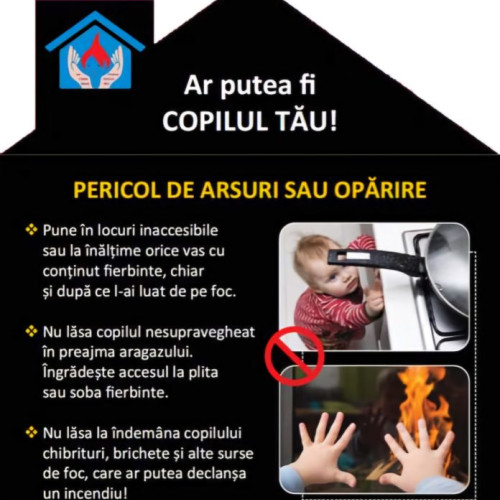 Campania &quot;Un cămin sigur pentru copilul tău&quot; îndeamnă la protejarea copiilor în bucătărie