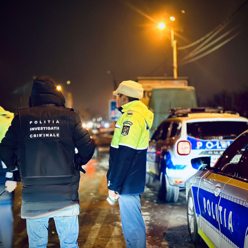Acțiuni ale poliției în Botoșani pentru siguranța publică