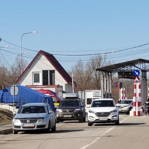 Flux intens la frontierele din județul Botoșani