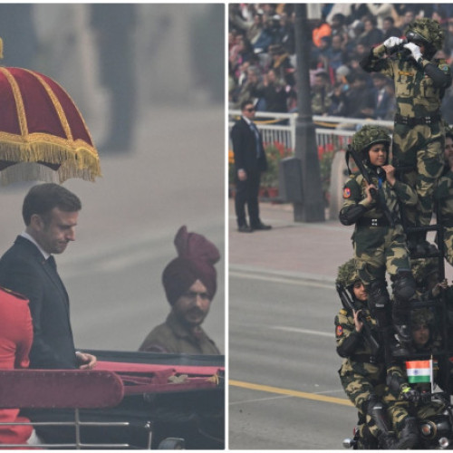 Președintele Macron, Oaspete de Onoare la Uriașa Paradă Militară din New Delhi