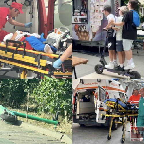 Bilanţ ca după război după accidente cu trotinete electrice (VIDEO)