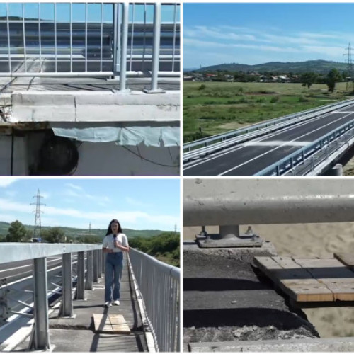 Video Un pod din Prahova intrat în reparații a fost redeschis circulației înainte să fie gata. Prefect: „Mă surprinde că nu lucrează nimeni”