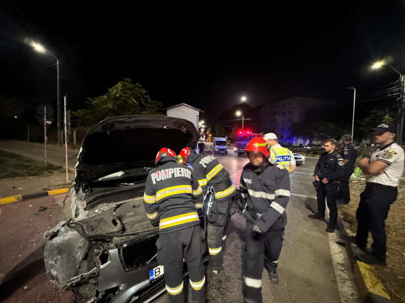 Accident rutier fără victime în Botoșani pe strada Octav Onicescu