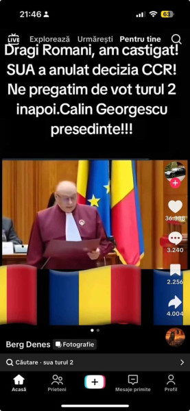 Propagandă online, amenințări și teme românești în mediul TikTok, analizate în context european