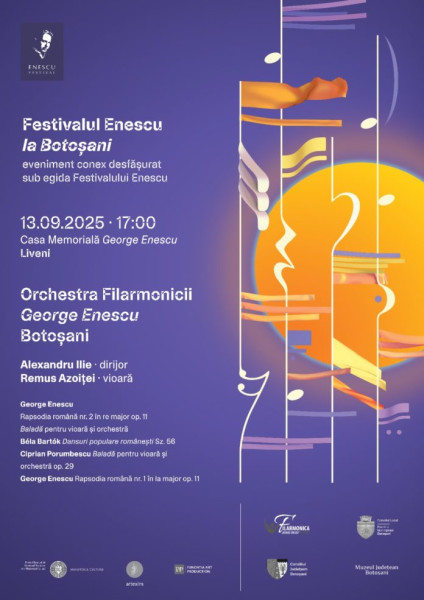 Concert la Casa Memorială George Enescu din Liveni, în Festivalul Enescu