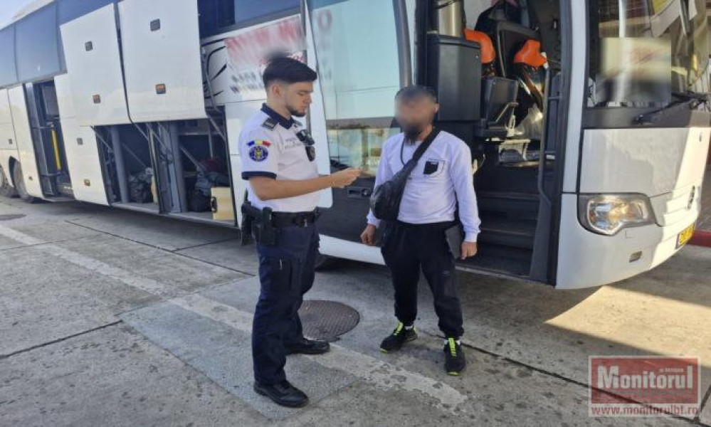 Georgian prins cu permis de conducere fals la Stânca, anchetă în desfășurare