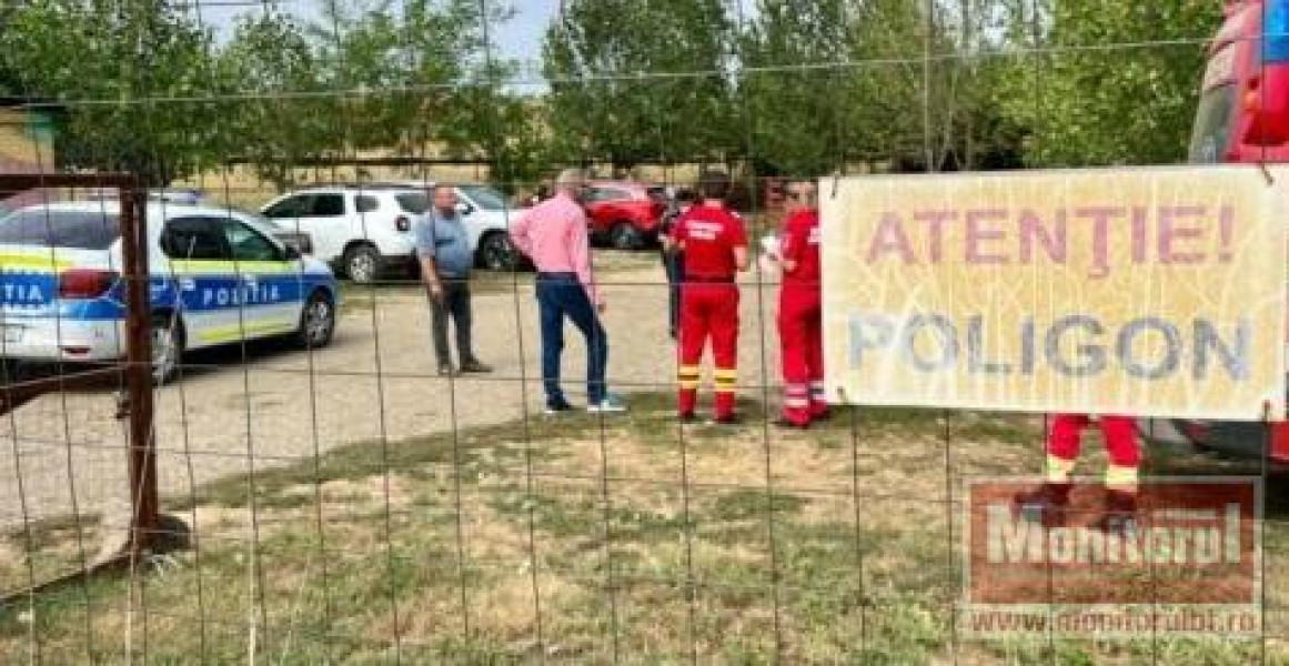 Bărbat împușcat accidental pe un drum public lângă un poligon din Botoșani