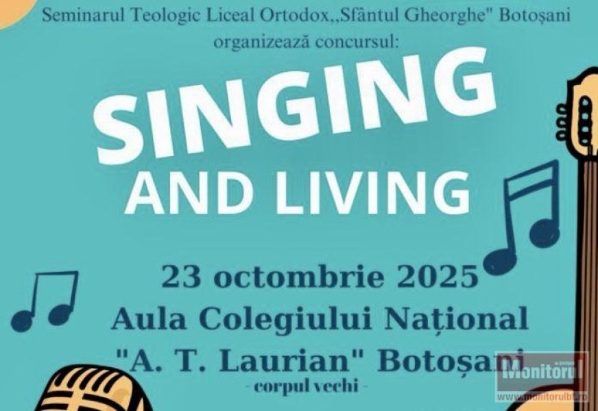 Seminarul Teologic din Botoșani lansează proiectul „Singing and Living” pentru liceeni