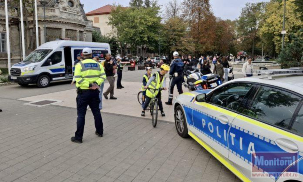 Poliția din Botoșani sancționează pietoni, bicicliști și trotinetiști pentru încălcarea regulilor de circulație