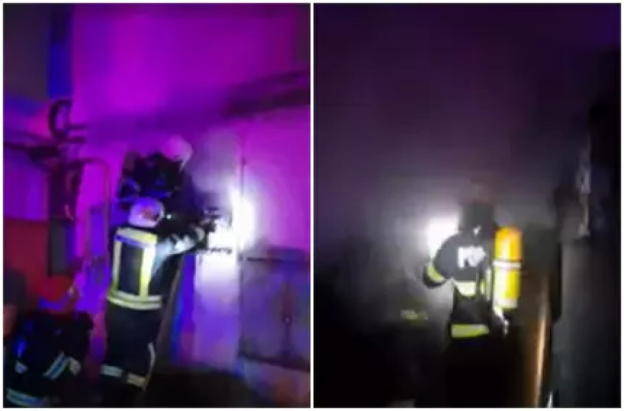 Incendiu în balconul unui apartament din Botoșani din cauza unei lumânări aprinse