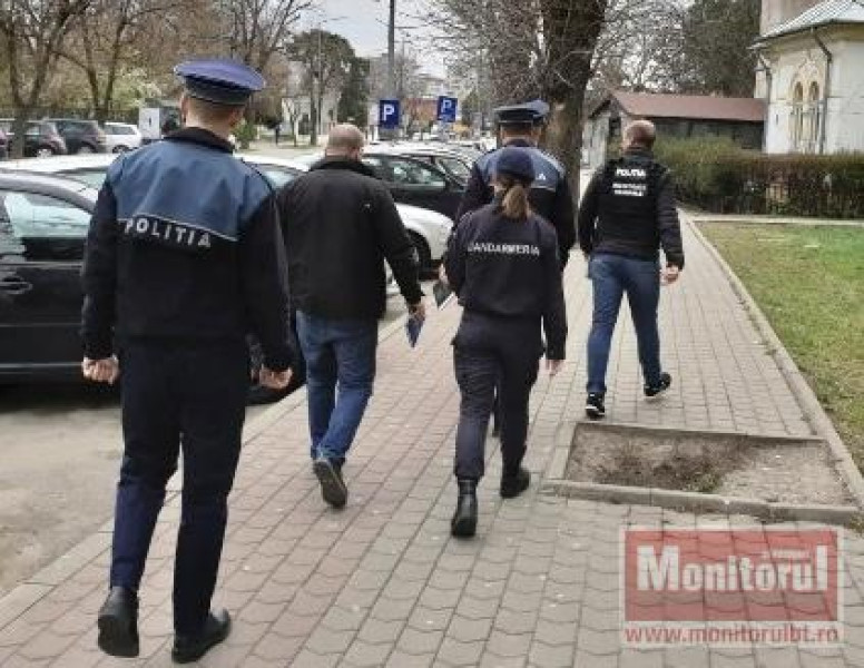 Acțiuni sporite ale polițiștilor botoșăneni pentru siguranța în școli