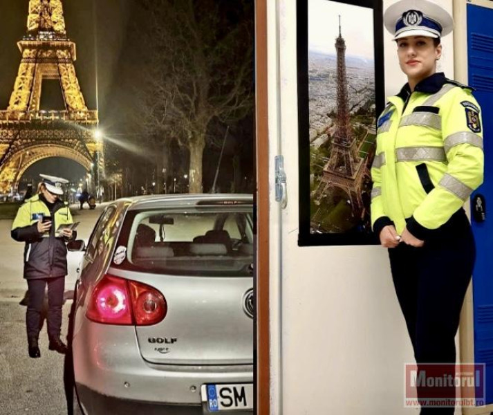Simona Țurcanu, polițistă din România, desfășoară o nouă misiune în Franța