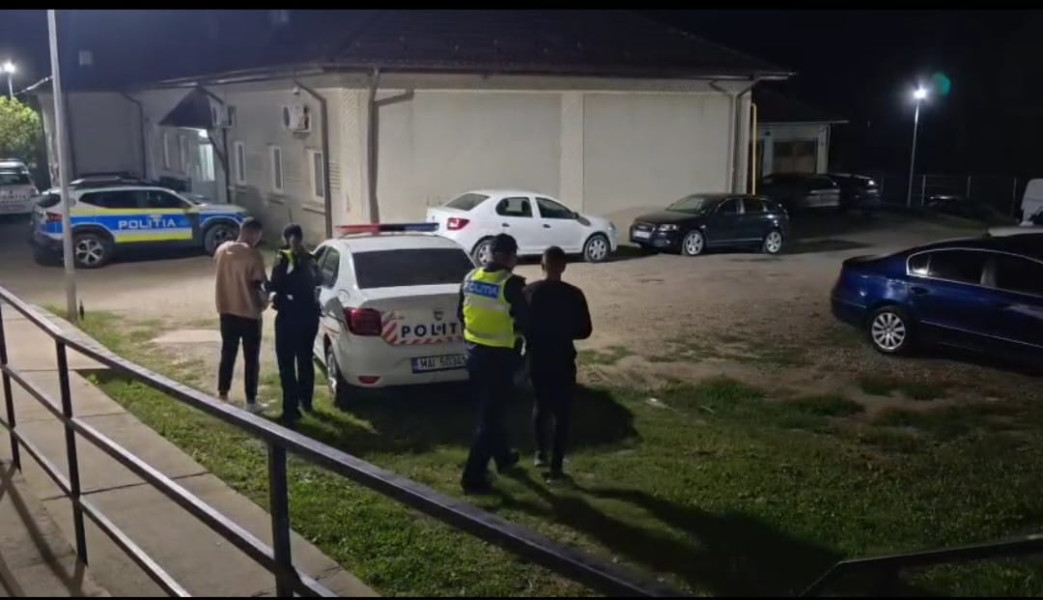 Trei tineri din comuna Lunca reținuți pentru tulburarea liniștii publice la Botoșani