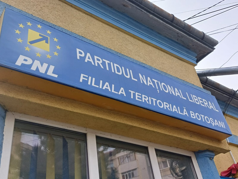 Președintele organizației municipale PNL Botoșani și-a dat demisia din conducere