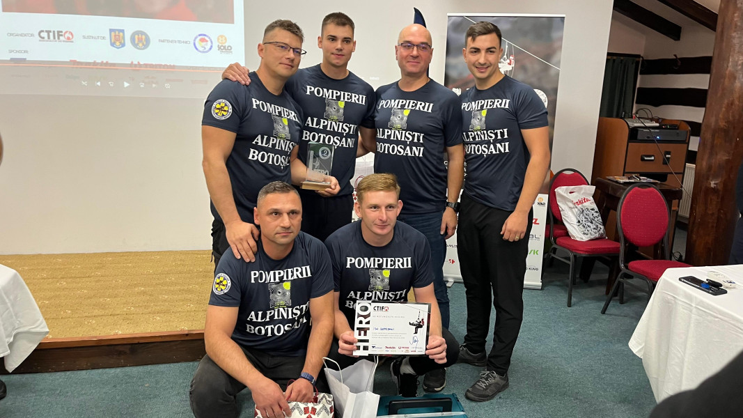 Echipajul ISU Botoșani, locul al doilea la competiția națională HERO România 2025