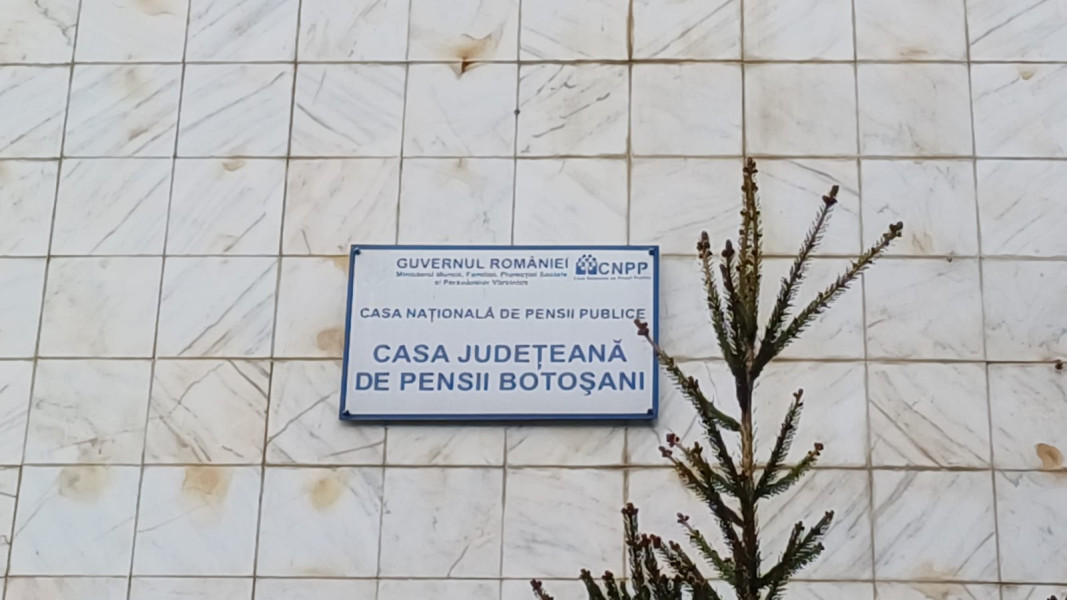 Banii pentru pensiile din Botoșani, virați joi 9 octombrie