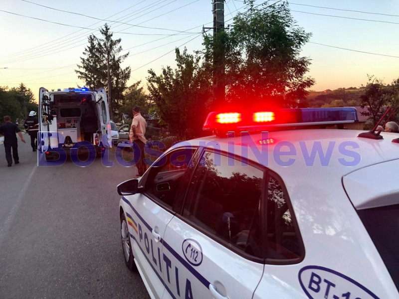 Accident în Botoșani după ce un șofer a intrat pe contrasens din cauza neatenției