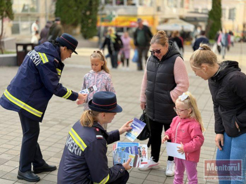 Și pompierii botoșăneni implică copiii în prevenirea dezastrelor