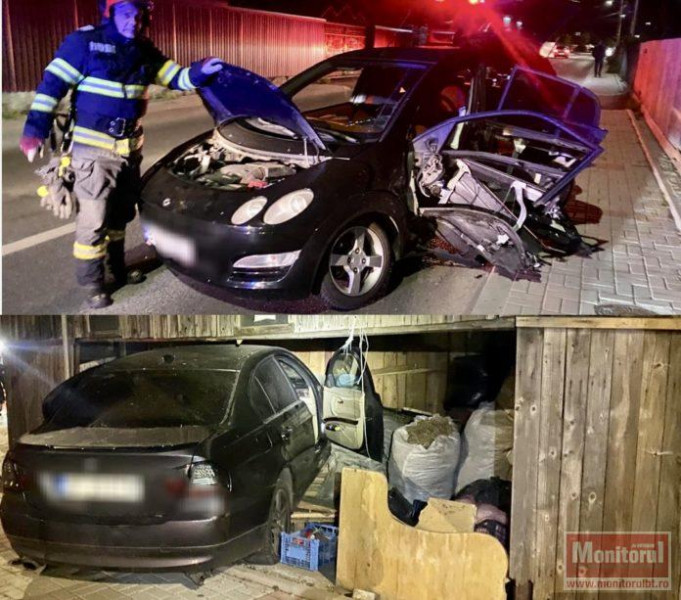 Accident cu două autoturisme la marginea municipiului Botoșani