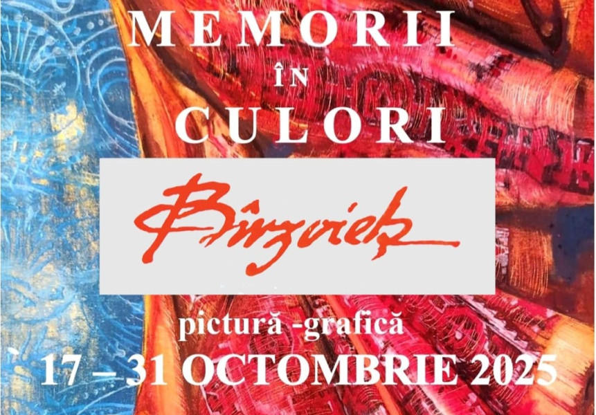 Expoziția "Memorii în culori" a artistului Cristian Bîrzoieș, la Muzeul Județean Botoșani