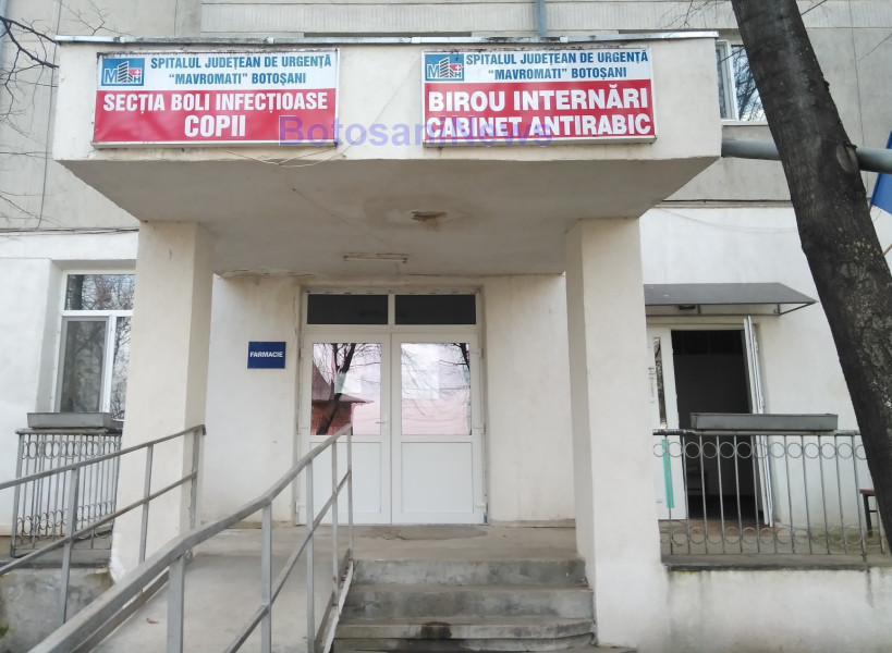Secția Dermato-Infecțioase a spitalului din Botoșani nu primește autorizație din lipsa unei stații de tratare a apei uzate