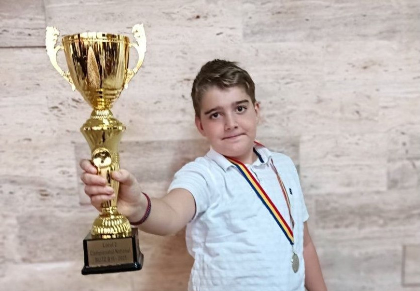 Botoșăneanul Nicolas Cazacu a obținut medalia de argint la Campionatul Național de șah blitz