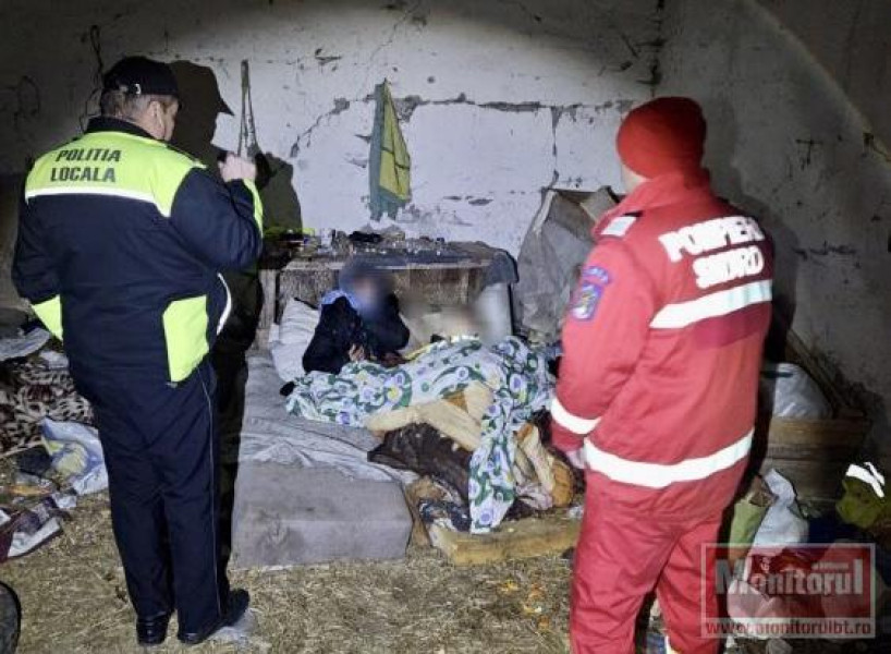 Opt persoane fără adăpost din Botoșani au refuzat sprijinul în contextul nopților reci