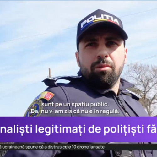 Exclusiv. Jurnaliștii de la Digi24, opriți și legitimați de polițiști pentru filmarea lor în spațiul public. Jurnaliștii, considerați suspecti VIDEO