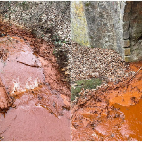 Mină din Bihor prăbușită după cutremur, apa devine roșie - Alertă de poluare în județul Bihor