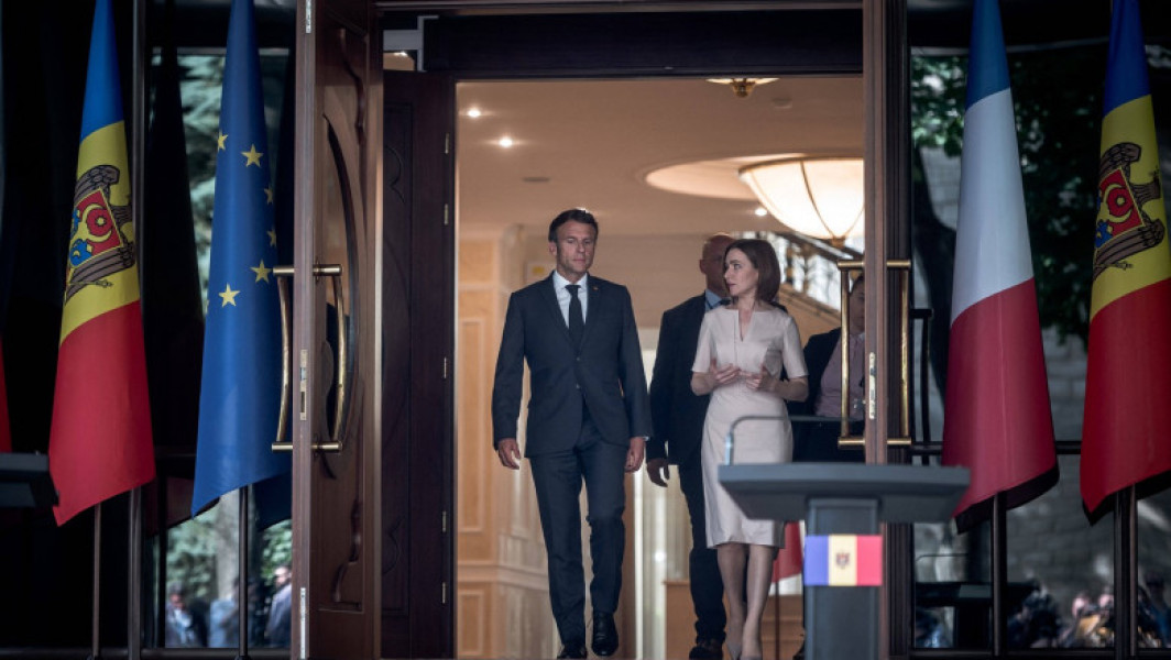 Maia Sandu și Emmanuel Macron vor semna acorduri la Paris pentru apărarea Republicii Moldova