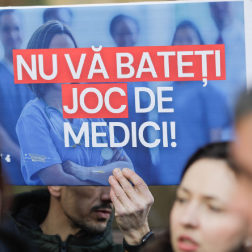 Protest de amploare în București: 5.000 de medici și asistente solicită salarii mai mari